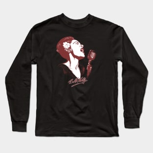 billie holiday signature Long Sleeve T-Shirt